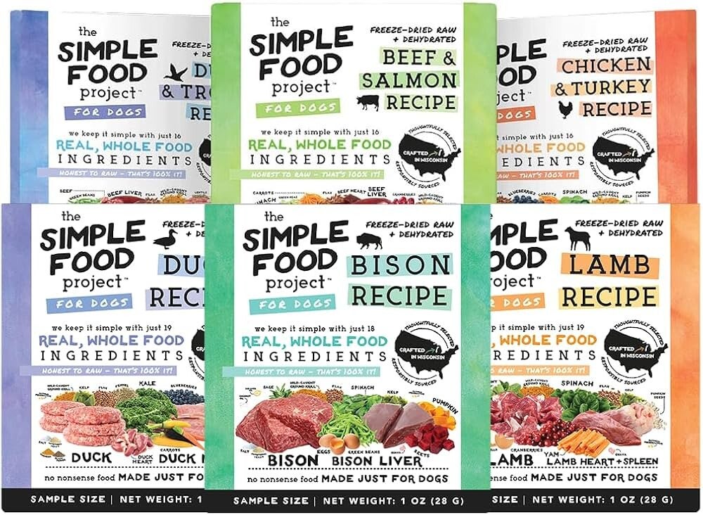 The Simple Food Project — full lineup of 6 recipe boxes