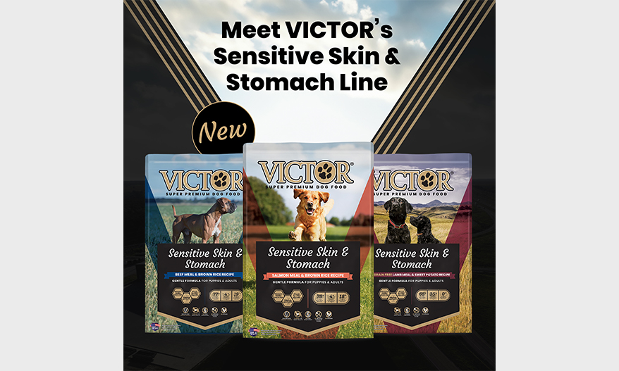 VICTOR Sensitive Skin & Stomach dog food line
